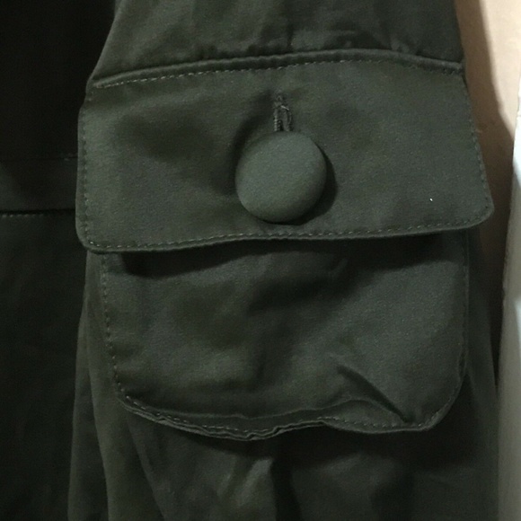 NEW BABY PHAT CROP cargo Army Bomber Jacket 1X 14 16  PLUS SIZE Y2K 00's - Picture 6 of 14